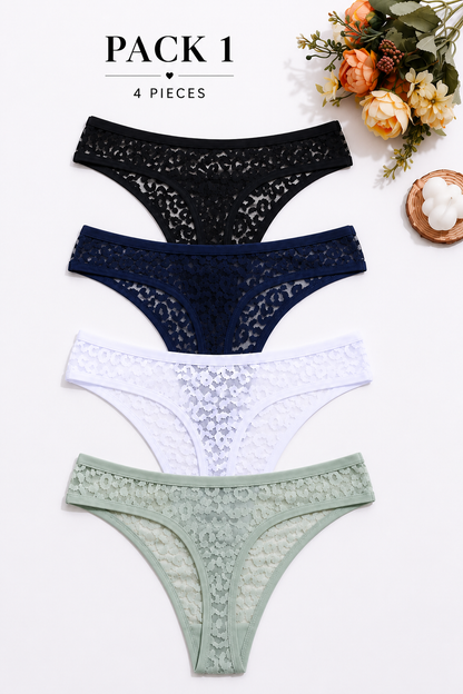 EVERYDAY LACE PANTIES 🩷🖤🤍